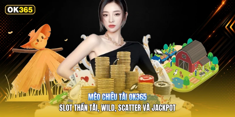 Mèo Chiêu Tài OK365 – Slot Thần Tài, Wild, Scatter Và Jackpot